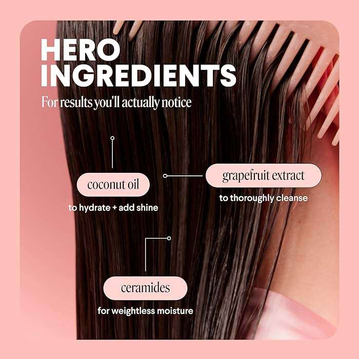MONDAY HAIRCARE Clarify Shampoo and Conditioner Set 12 oz for Oily Hair Made with Grapefruit Extract, Coconut Oil, Shea Butter, Vitamin E and Pro-Vitamin B5 - Image 4