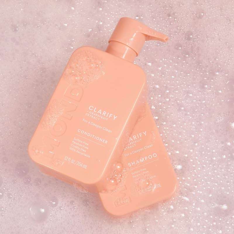 MONDAY HAIRCARE Clarify Shampoo and Conditioner Set 12 oz for Oily Hair Made with Grapefruit Extract, Coconut Oil, Shea Butter, Vitamin E and Pro-Vitamin B5 - Image 9