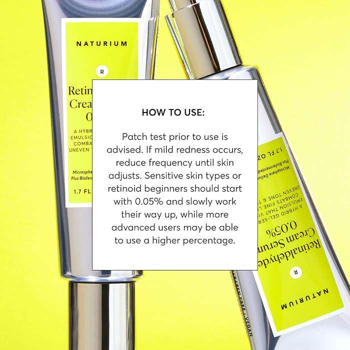 Naturium Retinaldehyde Cream Serum 0.10%, Advanced Anti-Aging & Smoothing Potent Face & Skin Care, 1.7 oz - Image 3