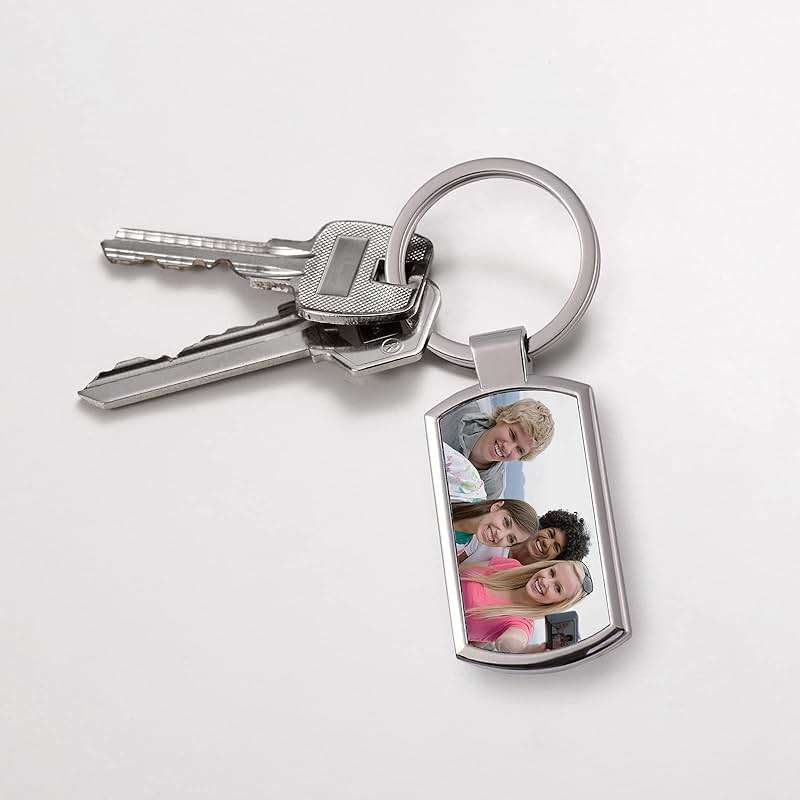 Personalized Photo Keychain Customizable Text Key Chain Alloy Pendant Keyring Custom Keychain With Picture Memorial Gifts - Image 7