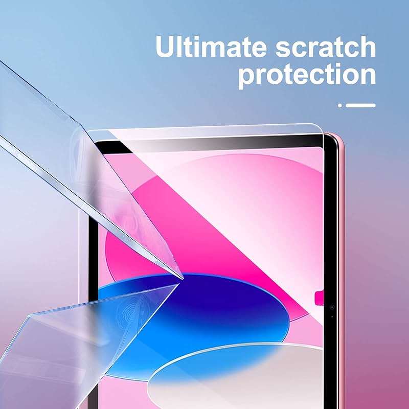 NEW'C 2 Pack Designed for iPad (A16) 11th Generation 2025, iPad 10th Generation 10.9 inches 2022 Screen Protector Tempered Glass, Bubble Free, Ultra Resistant (Easy Installation Frame) - Image 4
