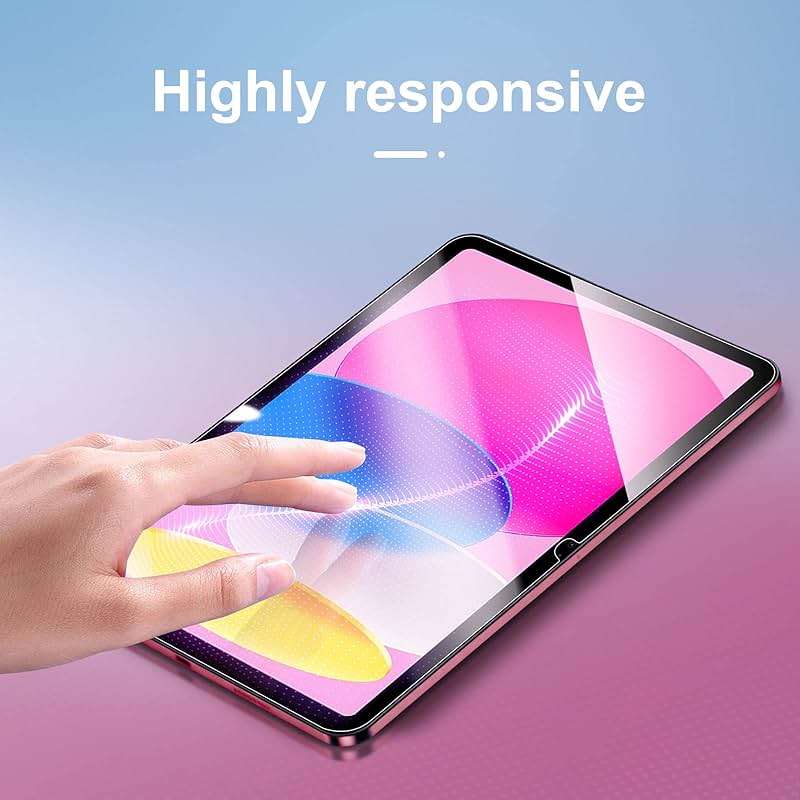 NEW'C 2 Pack Designed for iPad (A16) 11th Generation 2025, iPad 10th Generation 10.9 inches 2022 Screen Protector Tempered Glass, Bubble Free, Ultra Resistant (Easy Installation Frame) - Image 7