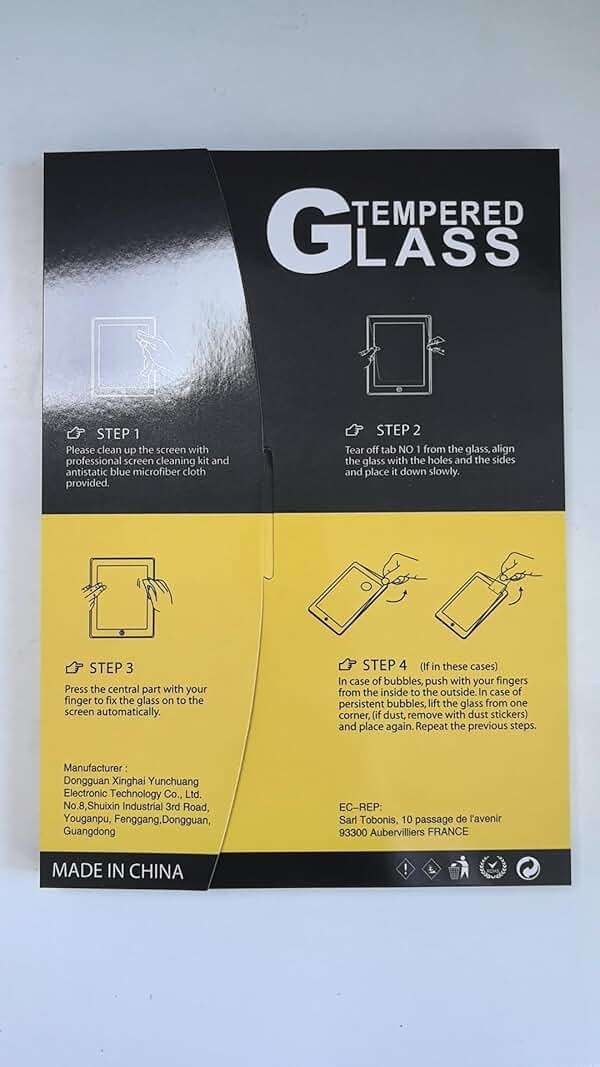 NEW'C 2 Pack Designed for iPad (A16) 11th Generation 2025, iPad 10th Generation 10.9 inches 2022 Screen Protector Tempered Glass, Bubble Free, Ultra Resistant (Easy Installation Frame) - Image 9