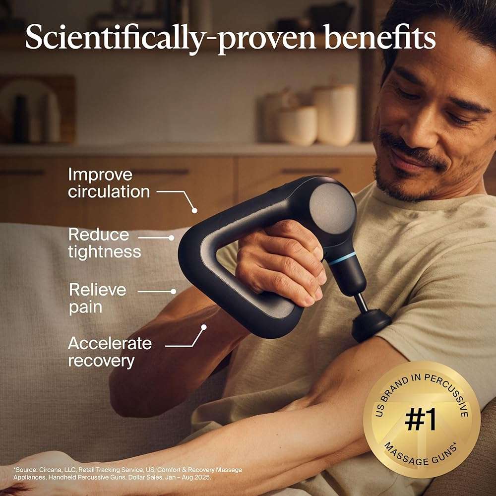 Theragun Prime 5th Gen by Therabody | Massage Gun for Deep Muscle Relief & Recovery | Easy-to-Use Percussive Massage for Back, Neck, Shoulders and Legs - Image 2