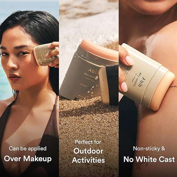 Abib Airy Sunstick Protection Bar SPF50+ Broad Spectrum, Semi-Matte Sunscreen Stick for Oily & Combination Skin, No White Cast, Water-Resistant, Korean Sunscreen, 0.81 oz / 23 g - Image 9