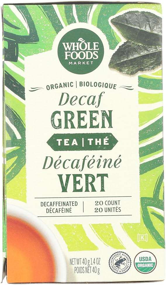 Whole Foods Market, Tea Green Decaf Organic, 20 Count - Image 2