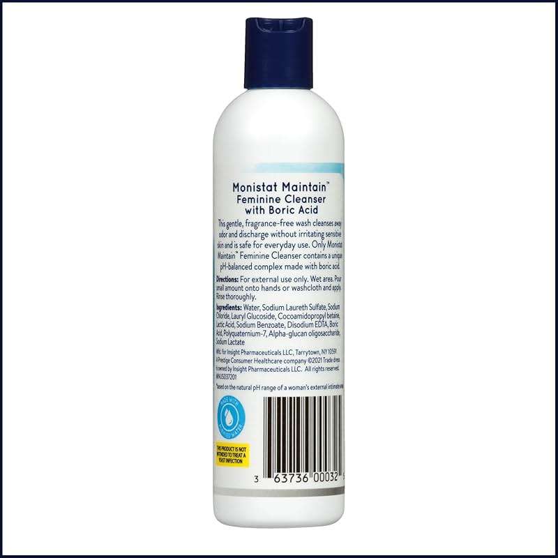 Monistat Boric Acid Feminine Wash, Fragrance-Free Intimate Wash for Women with Gentle pH-Balanced Formula, 10 Fl Oz, Pack of 3 - Image 10