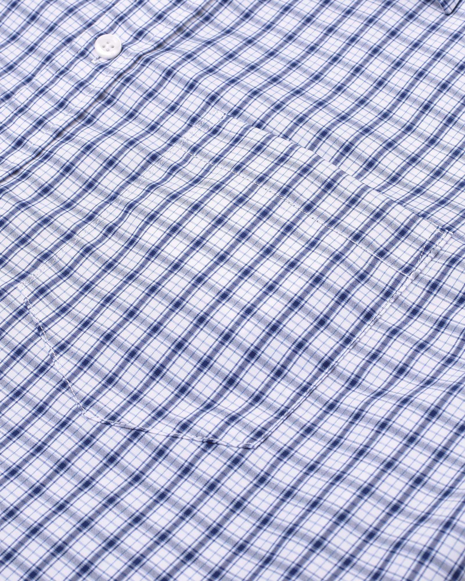 Alimens & Gentle Men's Plaid Button Down Shirts Cotton Long Sleeve Dress Shirts Regular Fit Gingham Shirts - Image 4