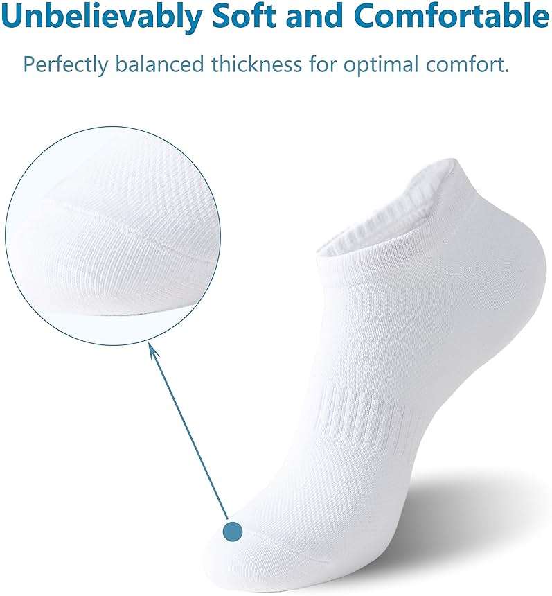Irisbear Women's Ankle Socks - 6 Pairs Low Cut Tab & No Show Athletics Sports Running - Image 5