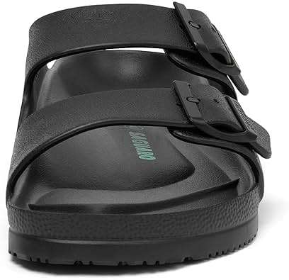 SAGUARO Men's Women's Comfort Double Buckle Sandals Lightweight Adjustable EVA Sandals with Rubble Sole - Image 5