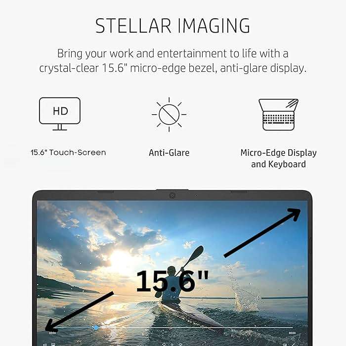 HP Pavilion 15.6" HD Touchscreen Anti-Glare Laptop, 16GB RAM, 1TB SSD Storage, Intel Core Processor up to 4.1GHz, Up to 11 Hours Long Battery Life, Type-C, HDMI, Windows 11 Home, Silver - Image 5