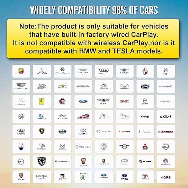 Flgocexs Wireless Carplay Adapter - 3 in 1 Wireless Carplay and Android Auto Adapter with Built in Netflix YouTube Support TF Card Only for Original Car Models After 2016 with Wired Car Play - Image 2