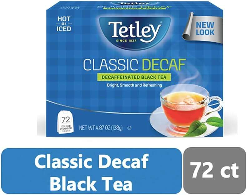 Tetley, Decaffeinated Classic Black Tea Bags, 72 Count - Image 3