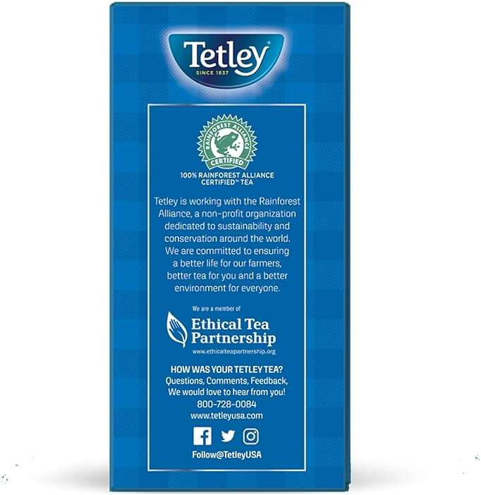 Tetley, Decaffeinated Classic Black Tea Bags, 72 Count - Image 4