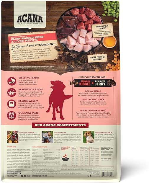 ACANA Butcher’s Favorites Grain-Free Dry Dog Food Farm-Raised Beef & Liver Recipe 4lb Bag - Image 2