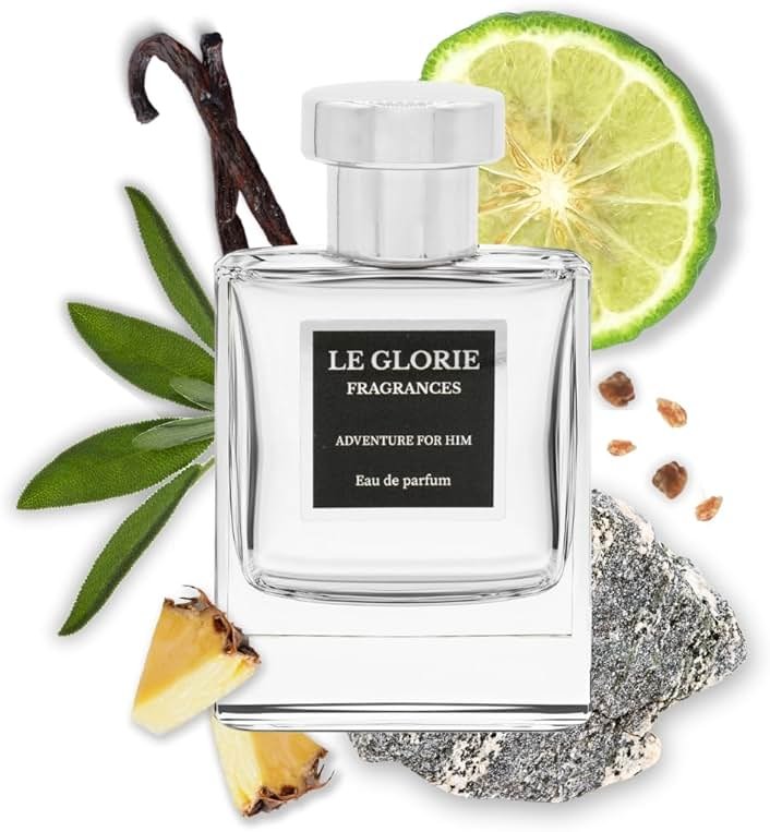 Le Glorie Fragrances Inspired by Aventus for men, Adventure for Him EDP, Long Lasting 12-14 Hours Perfume Spray for Men, All Skin Types, Cruelty Free - 1.70 oz 50ml - Product Image