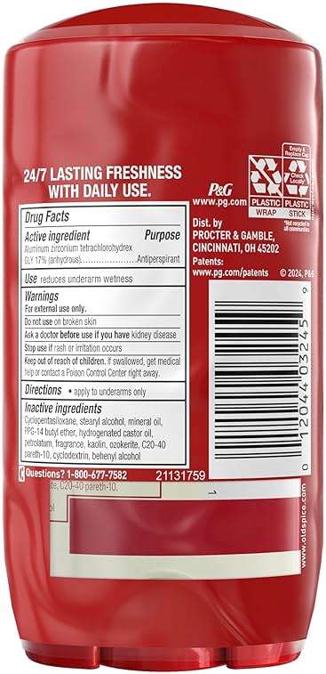 Old Spice Dry Feel Antiperspirant Deodorant for Men, 24/7 Freshness, 24/7 Sweat & Odor Protection, Gentle on Skin with Skin Conditioners, Deep Sea with Ocean Waves + Kelp Scent, 2.6 oz (Pack of 2) - Image 9