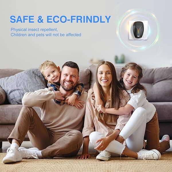 Upgraded Ultrasonic Repeller & Insect Indoor Repeller,Ultrasonic and Repellent for Roach,Rodent,Mouse,Bugs,Mosquito,Mice,Spider,Ant,3 Mode Switching,6 Packs - Image 2