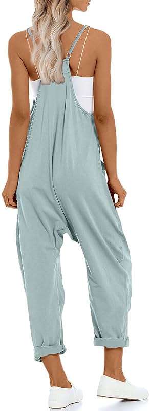 UNIANKIYA One Piece Jumpsuits for Women Casual Overalls Summer Rompers Trendy Jumpers Beach Vacation Outfits Travel Clothes - Image 2