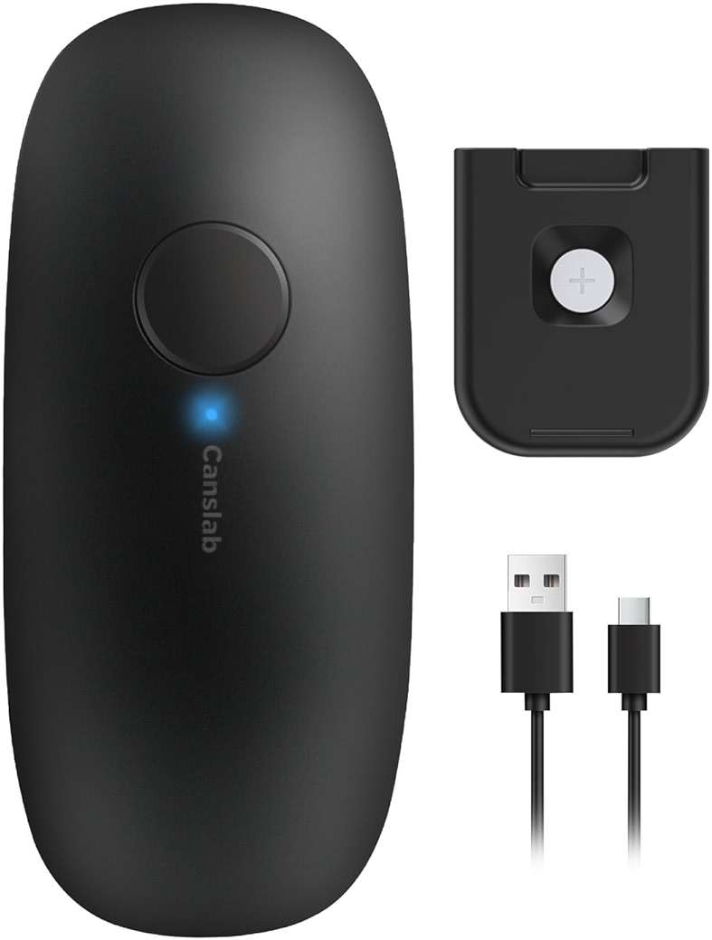Canslab Ultrablde (Basic Version)_Rechargeable Electric Can Openers for Kitchen for Seniors with Arthritis- USB Battery Can Opener for Any Size Can - Smooth Edge, Handsfree, Wall Mountable Opener - Image 1