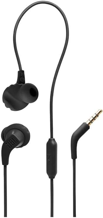 JBL Endurance Run 2 Wired - Waterproof Wired Sports in-Ear Headphones, Pure Bass Sound, Hands-Free Calls, Never Hurt. Never Fall Out. (Black) - Image 9