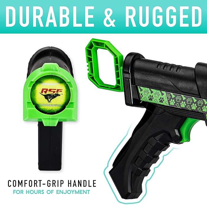 Franklin Pet Supply Co. Mini Tennis Ball Launcher for Dogs - Dog Mini Tennis Ball Thrower Cannon for Fetch + Active Play - Perfect Toy for Small Breeds - Image 3
