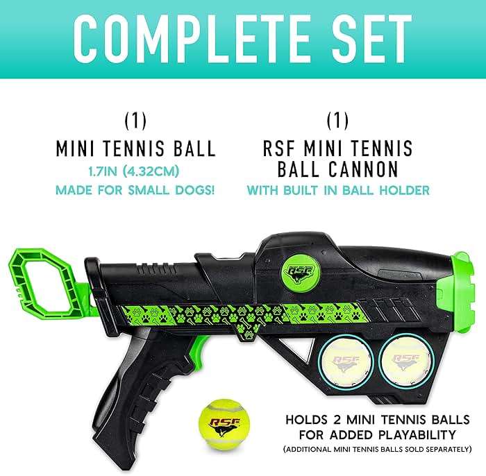 Franklin Pet Supply Co. Mini Tennis Ball Launcher for Dogs - Dog Mini Tennis Ball Thrower Cannon for Fetch + Active Play - Perfect Toy for Small Breeds - Image 6