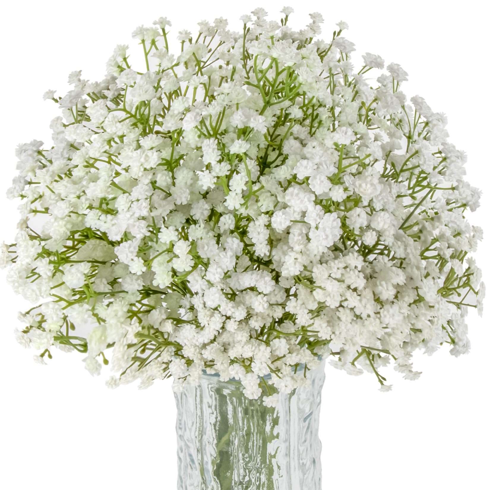 Sukh 10PCS Baby Breath Artificial Flowers Fake Babys Breath Gypsophila Flowers Bulk Realistic Artificial Flowers Bouquet Flores Artificiales para Decoracion for Wedding Party Home Decoration - Image 1