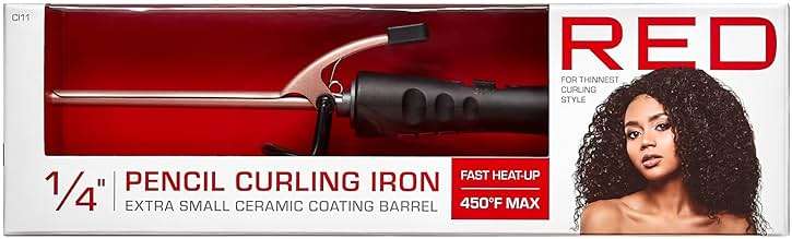 Kiss Red Curling Iron Pencil 1.25Inch - Image 1