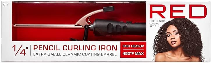 Kiss Red Curling Iron Pencil 1.25Inch - Product Image