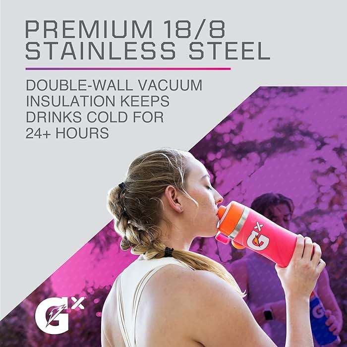Gatorade Gx Stainless Steel Bottle, 32oz - Image 3