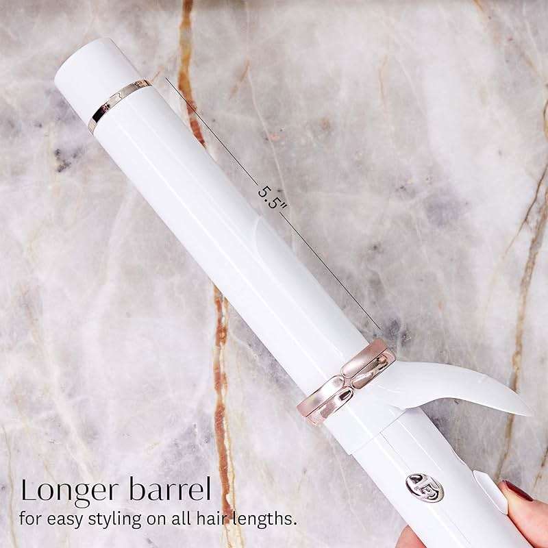 T3 CurlWrap Automatic Rotating Curling Iron with Longer Barrel, 2 Timer Settings, 9 Heat Settings, Auto-Rotating Ceramic Barrel and Ion Generator for Fast, Easy Curls and Waves on All Hair Types - Image 4