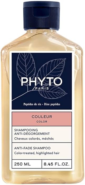 PHYTO Color Anti-Fade Shampoo for Color-Treated Hair | Sulfate-Free | Protects Color Intensity & Revives Radiance | Made in France | 8.45 fl oz - Product Image