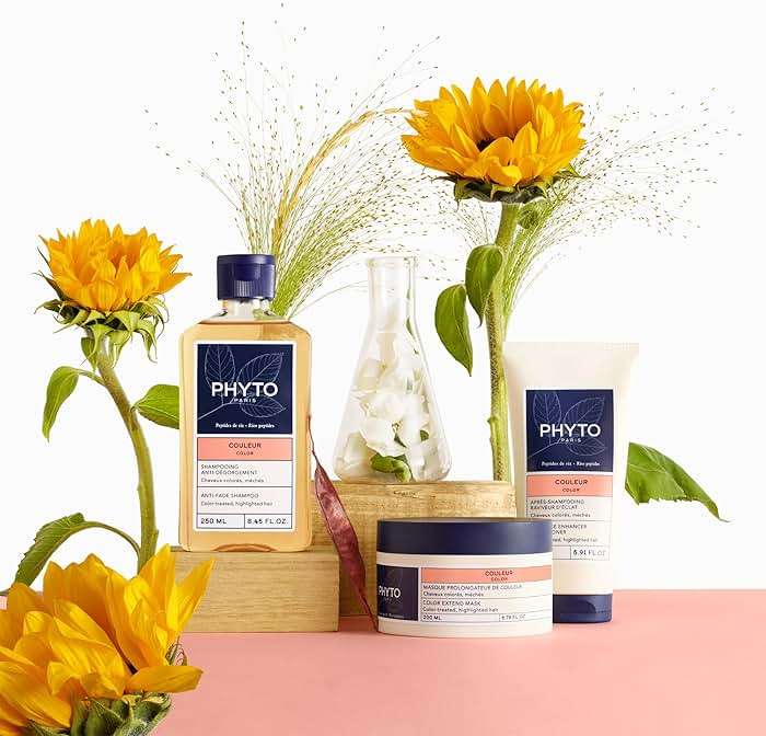 PHYTO Color Anti-Fade Shampoo for Color-Treated Hair | Sulfate-Free | Protects Color Intensity & Revives Radiance | Made in France | 8.45 fl oz - Image 2