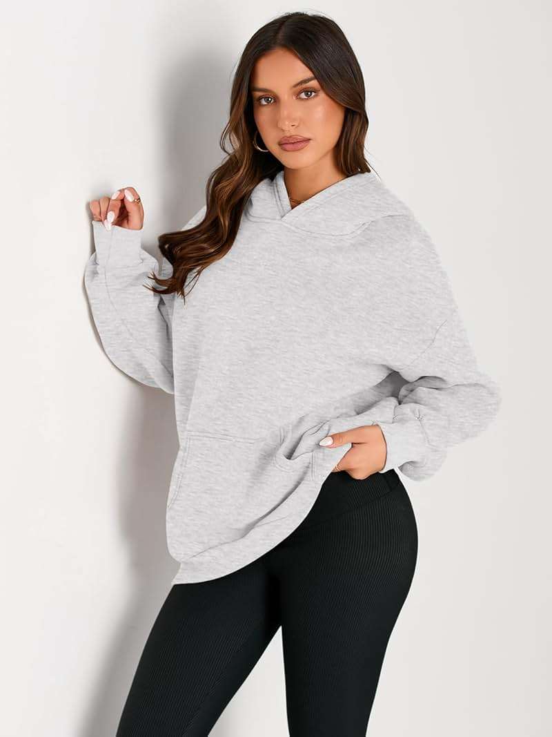 Trendy Queen Womens Oversized Hoodies Fleece Sweatshirts Fall Fashion Pullover Sweaters Winter Clothes - Image 2