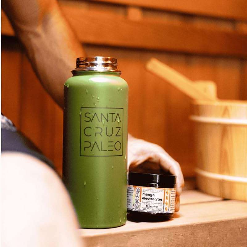 Santa Cruz Paleo Electrolyte Powder, Mango Flavor, Sugar Free Hydration Drink Mix with Himalayan Pink Salt, Sea Salt, Magnesium Glycinate, Potassium Chloride, Sweetened with Stevia, 30 Servings - Image 5