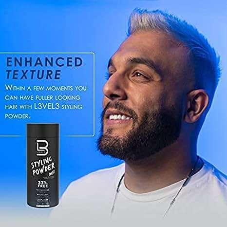 L3 Level 3 Travel Styling Powder - Natural Look Mens Powder - Easy to Apply with No Oil or Greasy Residue - Image 5
