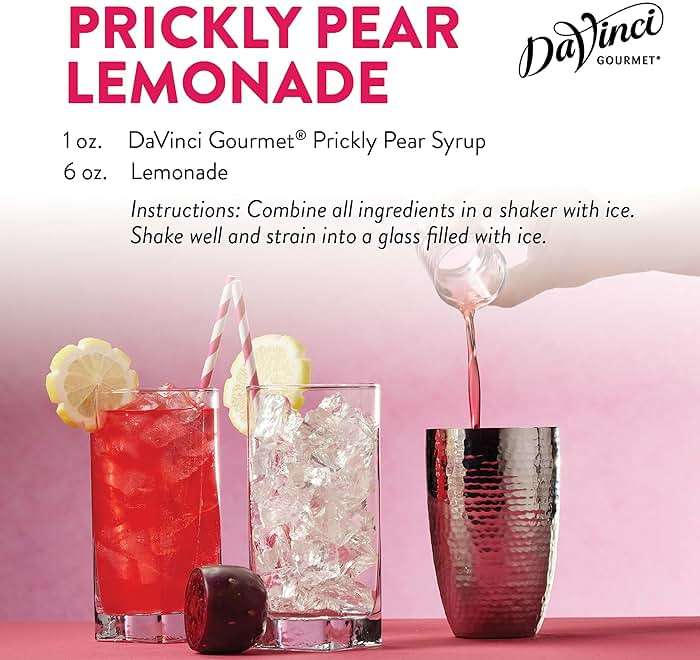 DaVinci Gourmet Prickly Pear Syrup, 25.4 Fluid Ounces (Pack of 1) - Image 6