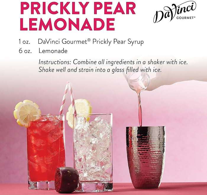 DaVinci Gourmet Prickly Pear Syrup, 25.4 Fluid Ounces (Pack of 1) - Image 8