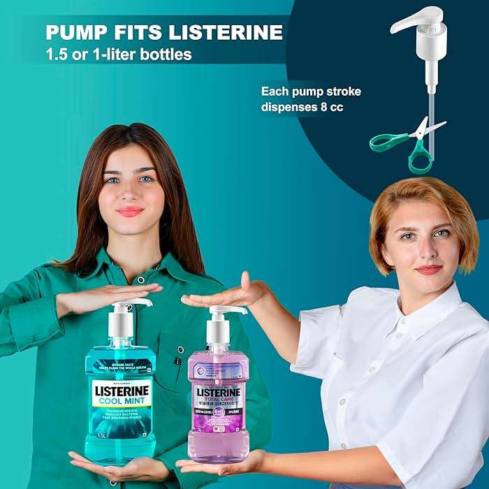 Pump Dispenser, Made for Listerine 1.5 or 1 Liter Bottles (1) - Image 4