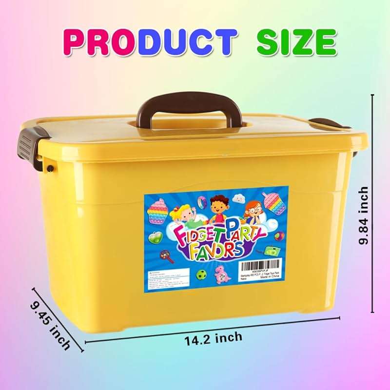 600 Pack Party Favors for Kids 8-12, Fidget Toys Set Sensory Toys Anxiety for Kids and Adults Autism Birthday Gift Classroom Prizes Treasure Box Goodie Bag Stuffers Halloween Christmas Stocking - Image 3