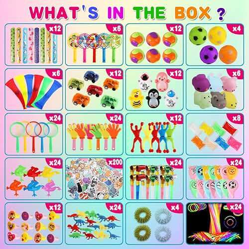 600 Pack Party Favors for Kids 8-12, Fidget Toys Set Sensory Toys Anxiety for Kids and Adults Autism Birthday Gift Classroom Prizes Treasure Box Goodie Bag Stuffers Halloween Christmas Stocking - Image 6
