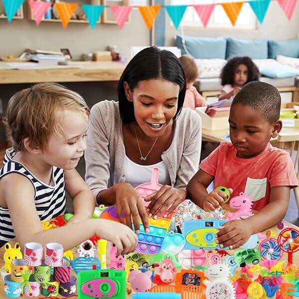 600 Pack Party Favors for Kids 8-12, Fidget Toys Set Sensory Toys Anxiety for Kids and Adults Autism Birthday Gift Classroom Prizes Treasure Box Goodie Bag Stuffers Halloween Christmas Stocking - Image 9