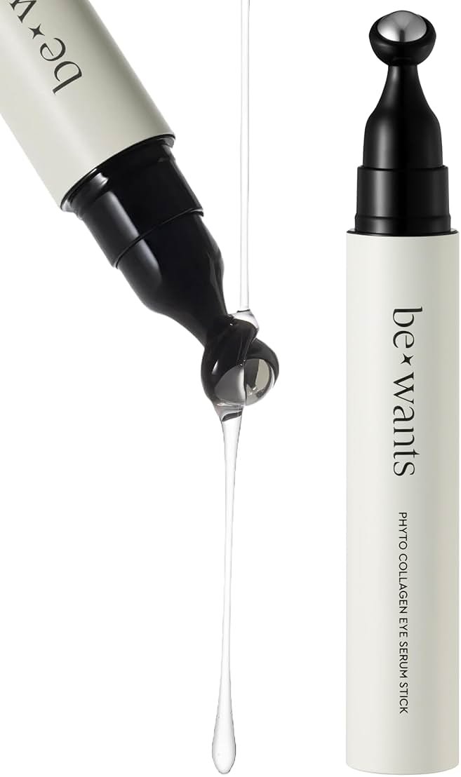 bewants Instant Eye Bag Remover for Puffiness, Serum Roller for Dark Circles and Puffiness, Under Eye Treatment with Bamboo Water, Vegan Collagen (1 Pack) - Product Image