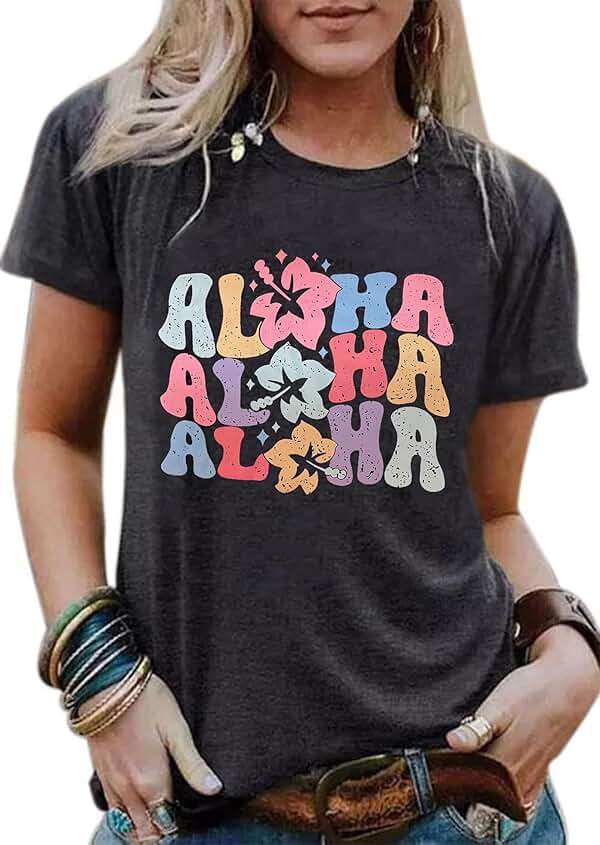 Hawaiian Shirt Women Family Vacation Tee Girls Hawaii Trip Summer Vacation T-Shirt - Image 3