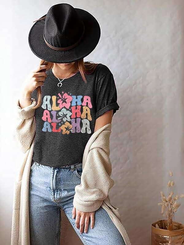 Hawaiian Shirt Women Family Vacation Tee Girls Hawaii Trip Summer Vacation T-Shirt - Image 4