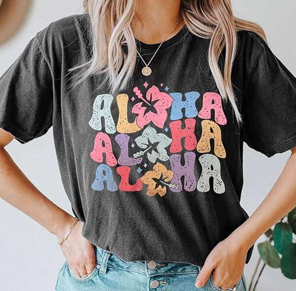 Hawaiian Shirt Women Family Vacation Tee Girls Hawaii Trip Summer Vacation T-Shirt - Image 5
