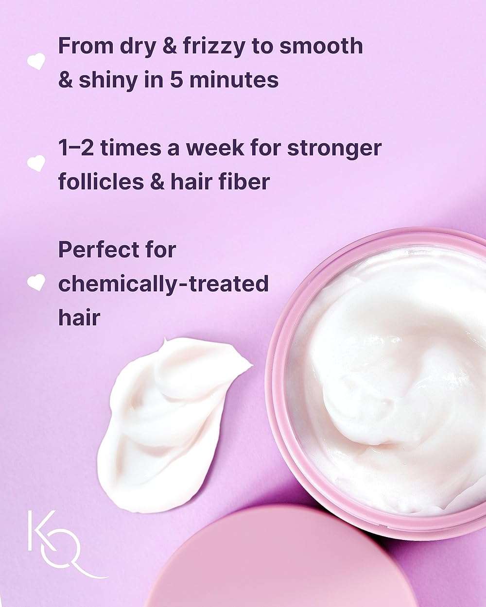 Keranique Hair Mask for Dry, Damaged & Thinning Hair – Deep Repair & Hydration with Keratin Protein & Ceramides – Strengthens, Volumizes & Supports Healthy Hair Growth – Keratin Amino Complex™ - Image 2