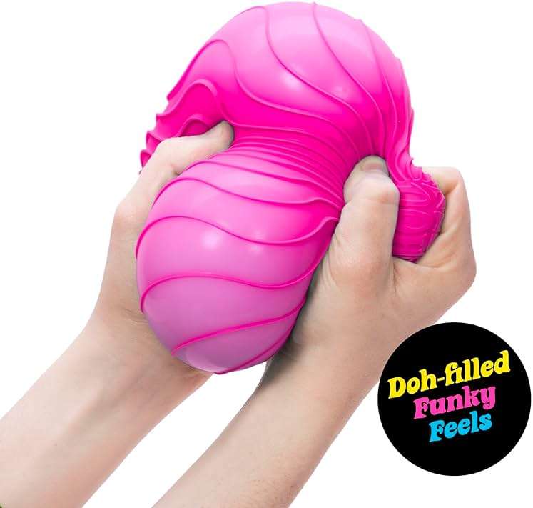 Schylling: Ripples Super NeeDoh - Surprise Style! (1) 4.25" Toy in Assorted Neon Colors & Textures, Doh-Filled, Stress Reliever, Squish-Squeeze-Pull - Image 8