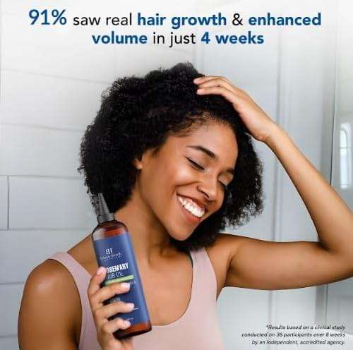 Botanic Hearth Rosemary Oil for Hair Growth | Hair Oil For Hair Growth|Strengthening Biotin, Jojoba, Castor Hair Growth Oil for Frizzy Hair | Dry, Damaged Scalp Treatment | All Hair Types | 6.7 Fl Oz - Image 7